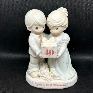 Precious Moments "Sharing The Gift of 40 Precious Years" figurine